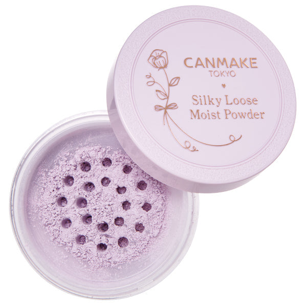CANMAKE Silky Loose Moist Powder 02 Sheer Lavender 0.2 oz (6g)
