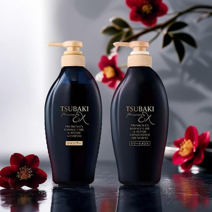 Shiseido ~ Tsubaki Premium EX Damage Care & Repair Shampoo & Conditioner Set fine today