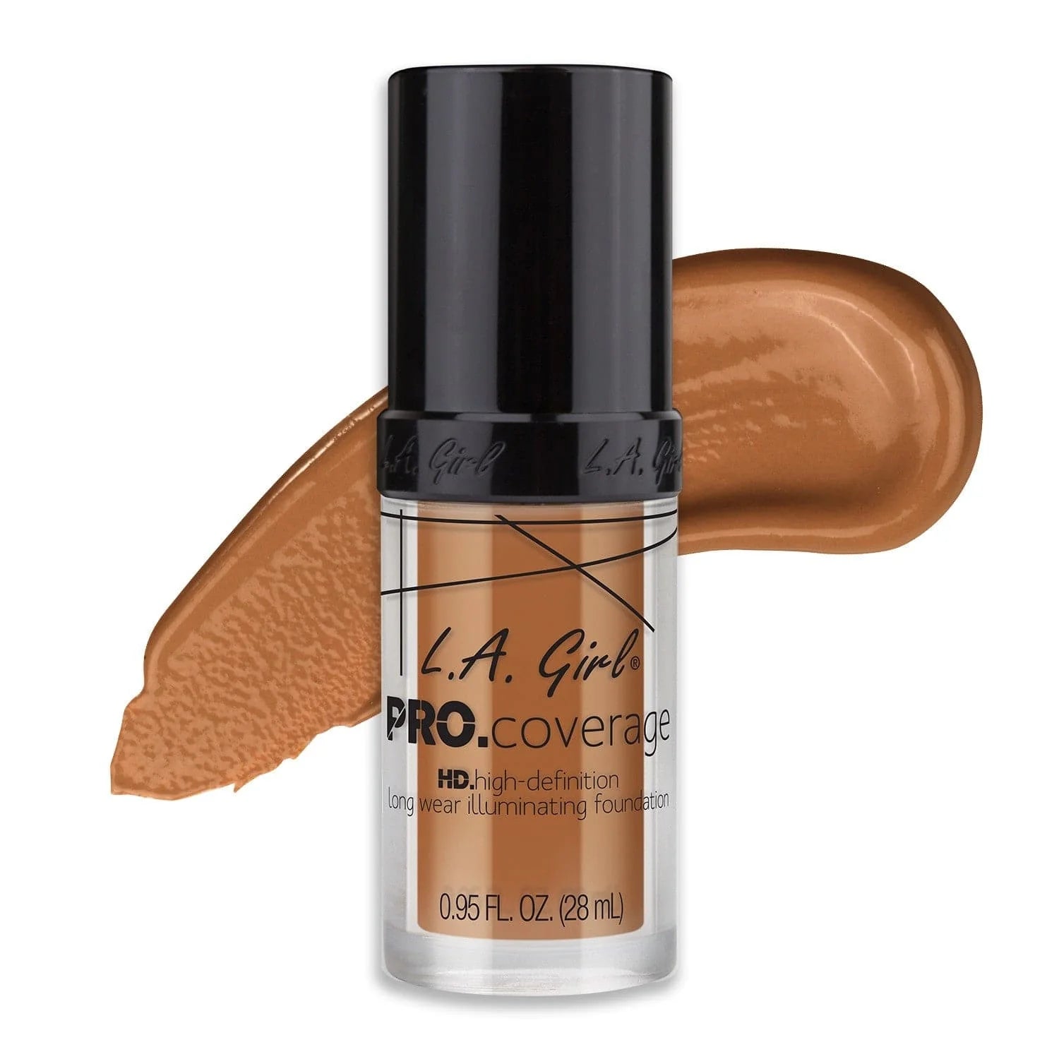 LA Girl Pro Coverage Illuminating Foundation warm caramel