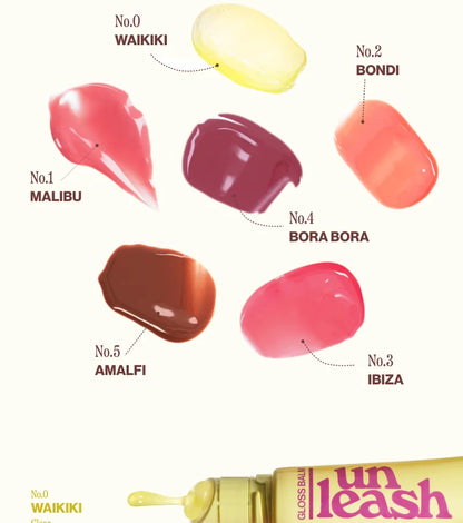 UNLEASHIA - Sunset Dazzle Gloss Balm (3 colors) *choose your 1 color*
