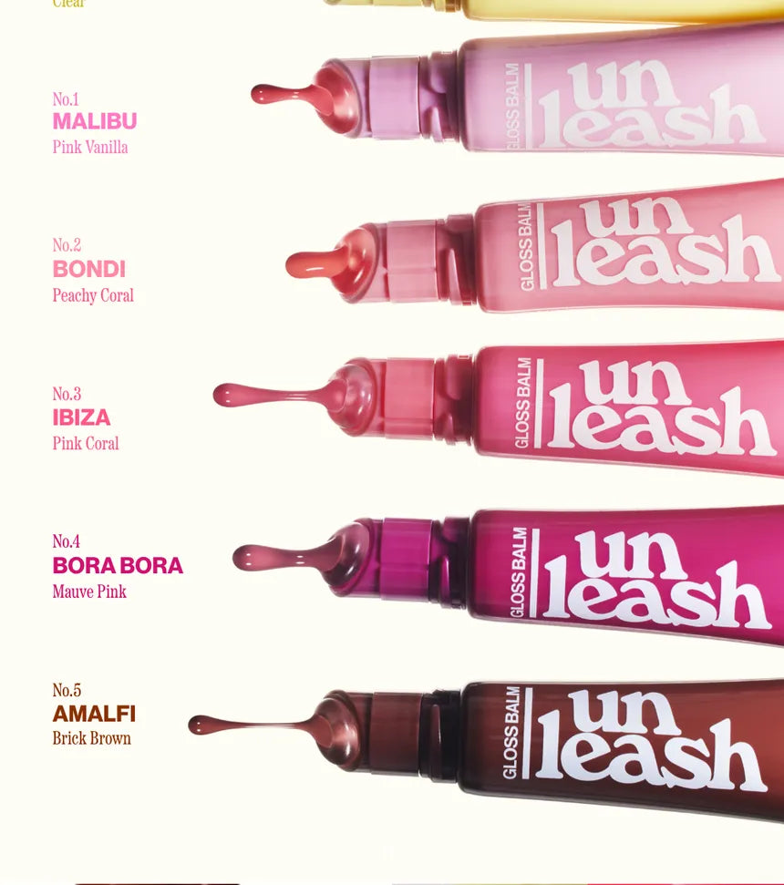 UNLEASHIA - Sunset Dazzle Gloss Balm (3 colors) *choose your 1 color*