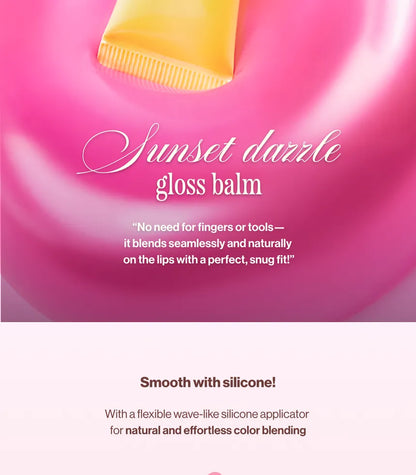 UNLEASHIA - Sunset Dazzle Gloss Balm (3 colors) *choose your 1 color*