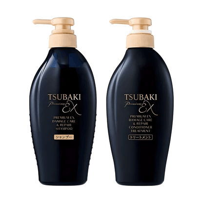 Shiseido ~ Tsubaki Premium EX Damage Care & Repair Shampoo & Conditioner Set fine today