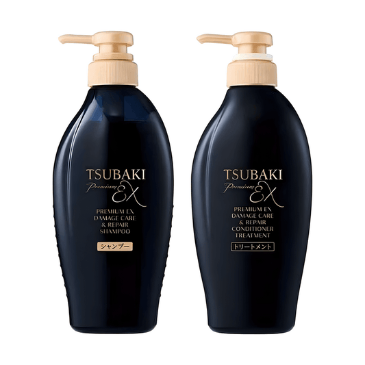 Shiseido ~ Tsubaki Premium EX Damage Care & Repair Shampoo & Conditioner Set fine today