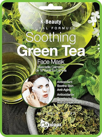 Saplaya  k-beauty natural formula sheet mask face mask - 14 types