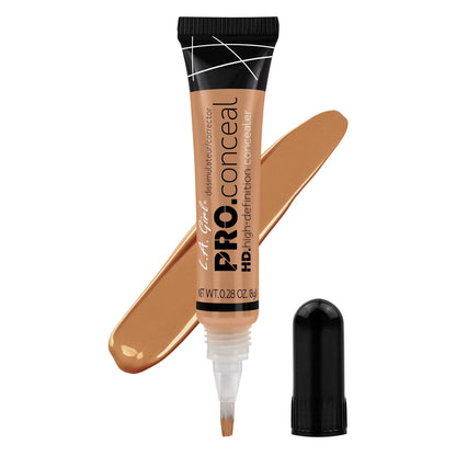 la girl Pro Conceal HD high-definition concealer with applicator on a white background