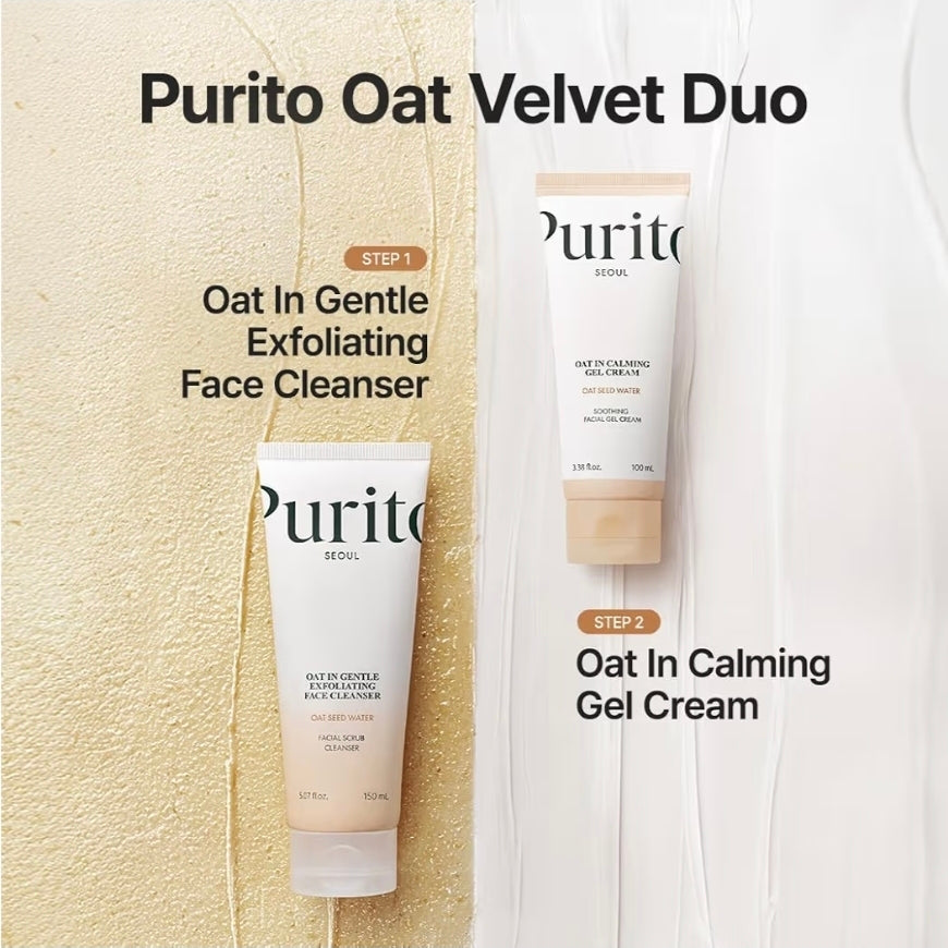 PURITO Oat In Calming Gel Cream | Soothing solution for Sensitive 100mL 3.38 fl.oz