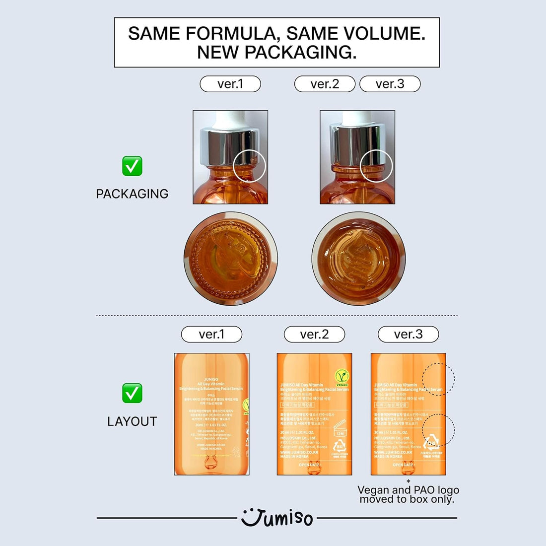 JUMISO - All Day Vitamin Brightening & Balancing Facial Serum 30ml