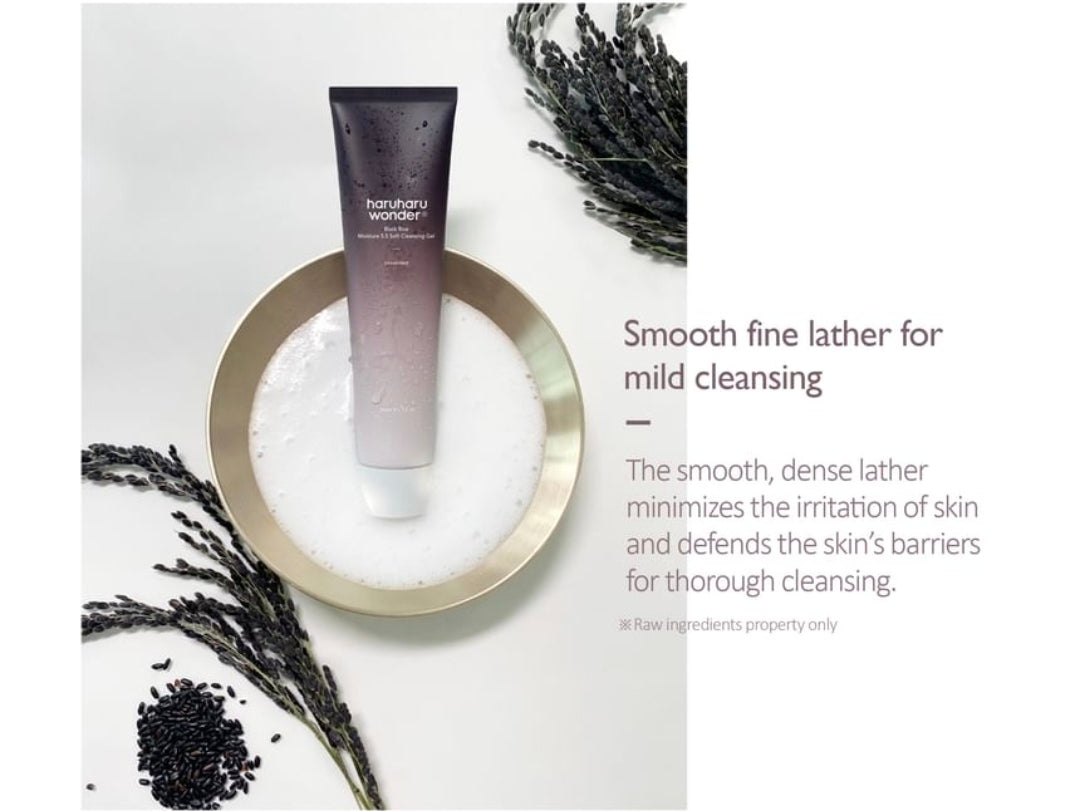 haruharu wonder Black Rice Moisture 5.5 Soft Cleansing Gel