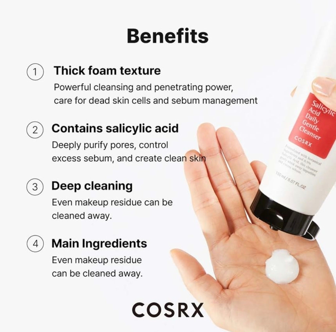 COSRX Salicylic Acid Daily Gentle Cleanser 5.07 fl.oz 150ml