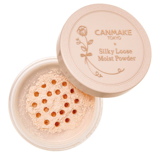 CANMAKE Silky Loose Moist Powder 01 Silky Beige 0.2 oz (6g)