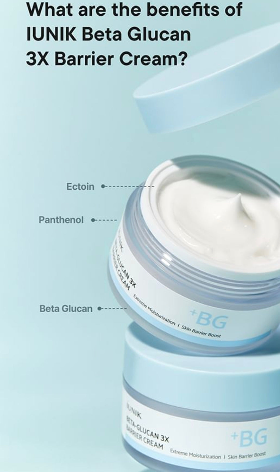 iUNIK Beta-Glucan 3X Barrier Cream