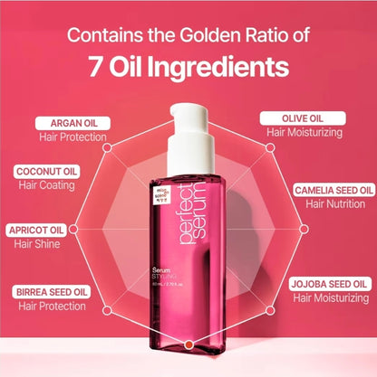 Mise En Scene Perfect Serum Styling - Heat Damage Protection Oil for All Hair Types