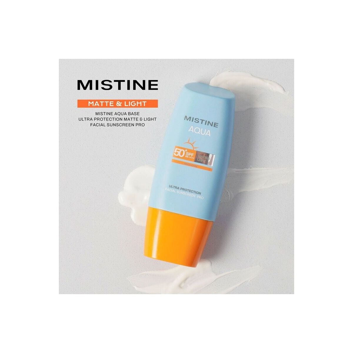 MISTINE Aqua Base Ultra Protection Matte & Light Facial Sunscreen Pro SPF50 PA ++++