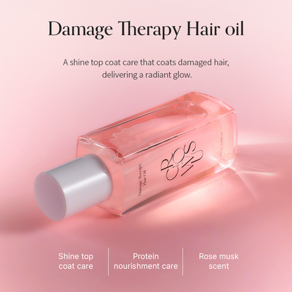 GROWUS Damage Therapy Hair Oil 65ml 2.19 fl oz. controls frizzy and dry hair