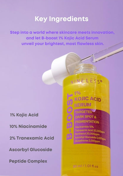 NINELESS, B-Boost 1% Kojic Acid Serum