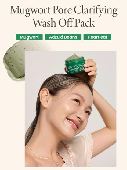 Axis y Mugwort pore clarifying wash off pack 100ml