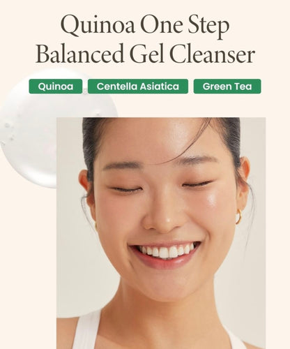 Axis y Quinoa One Step Balanced Gel Cleanser 180ml