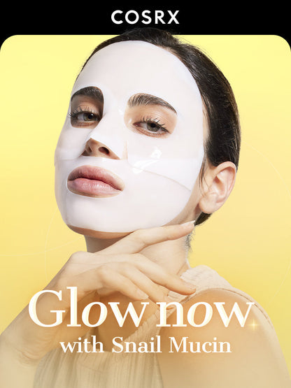 Cosrx Advanced Snail Mucin Glass Glow Hydrogel Mask Single 1.19 oz (34g)