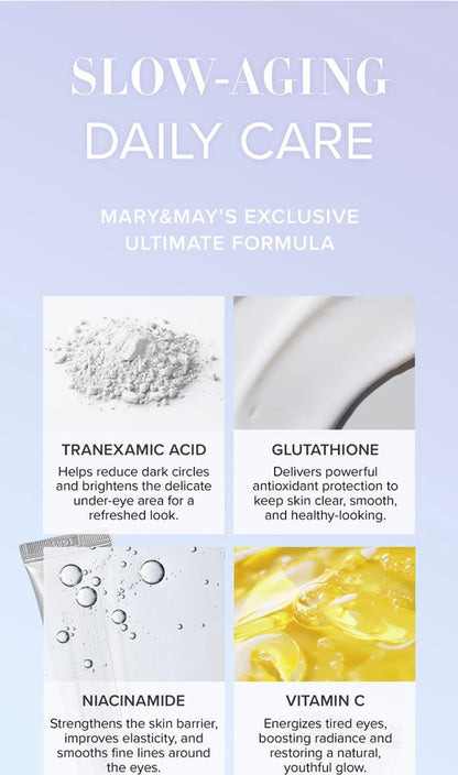 Mary & May, Tranexamic Acid + Glutathione Eye Cream
