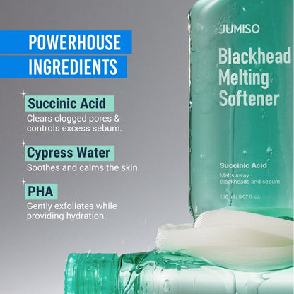 JUMISO Blackhead Melting Softener (includes 40 cotton pads)