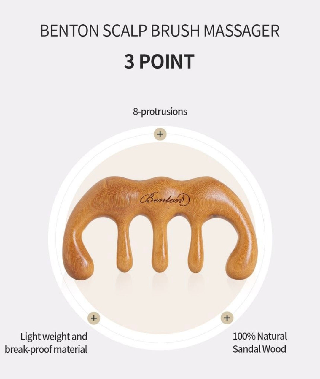 Benton Scalp Brush Massager