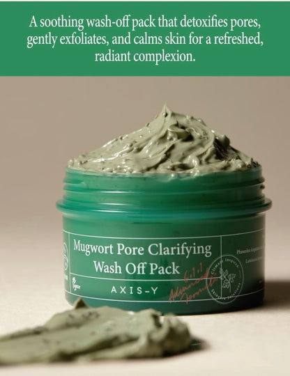 Axis y Mugwort pore clarifying wash off pack 100ml