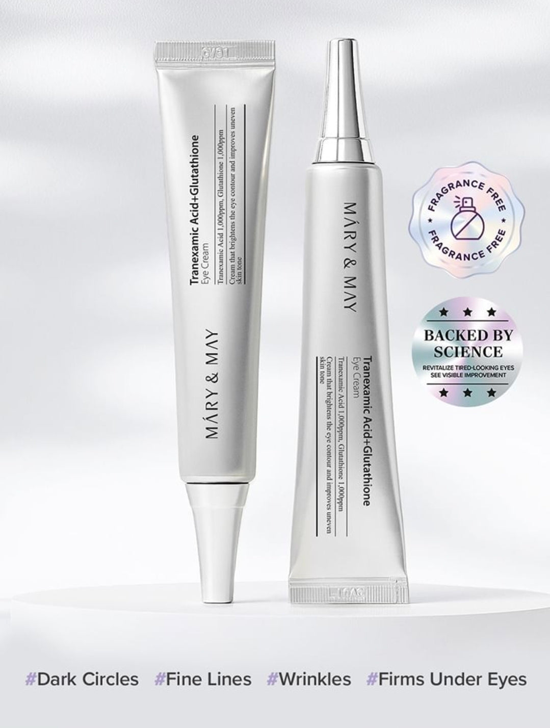 Mary & May, Tranexamic Acid + Glutathione Eye Cream