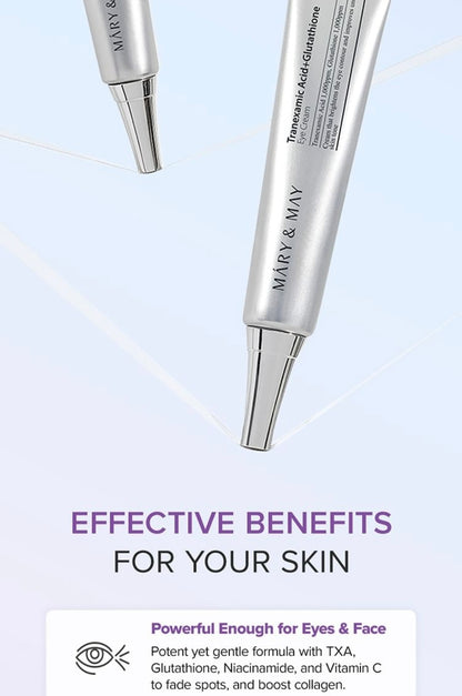 Mary & May, Tranexamic Acid + Glutathione Eye Cream