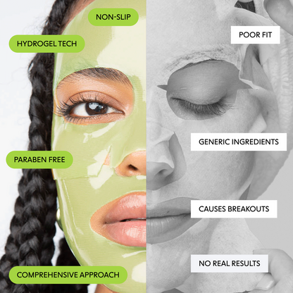LOOPS fresh peel resurfacing hydrogel face mask