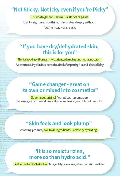 iUNIK, Beta-Glucan Power Moisture Serum
