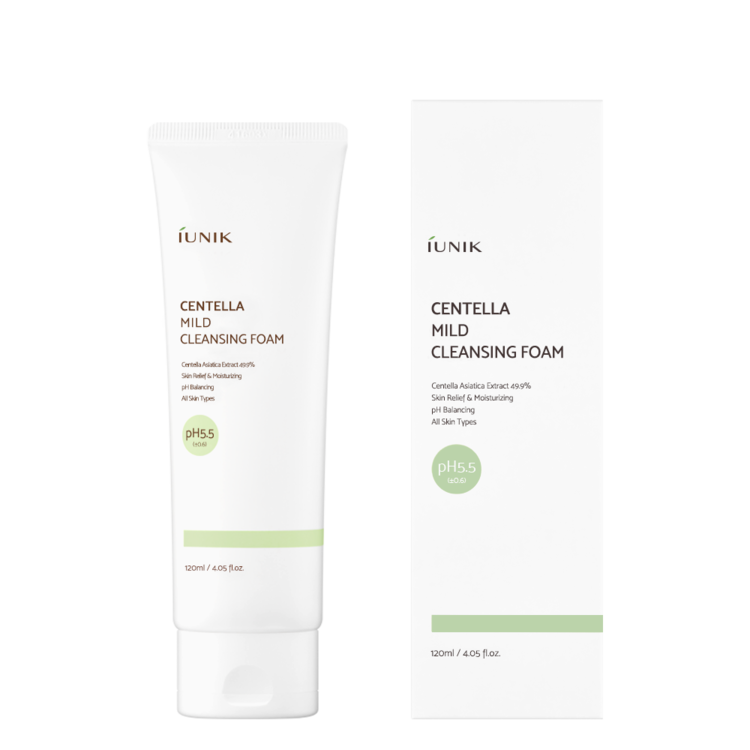 iUNIK Centella Mild Cleansing Foam Facial Cleanser