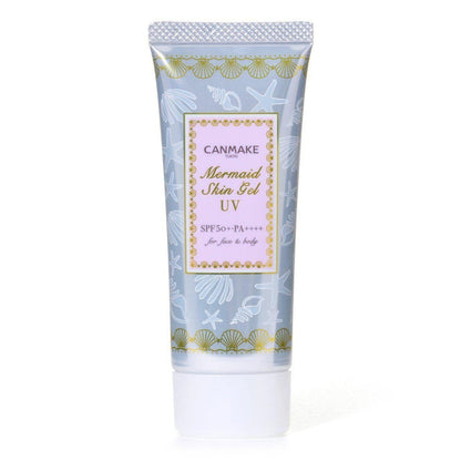 CANMAKE Mermaid Skin Gel UV Sunscreen SPF 50+ PA++++ 01 Clear 1.41 oz (40 g)