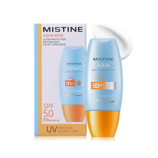 MISTINE Aqua Base Ultra Protection Matte & Light Facial Sunscreen Pro SPF50 PA ++++