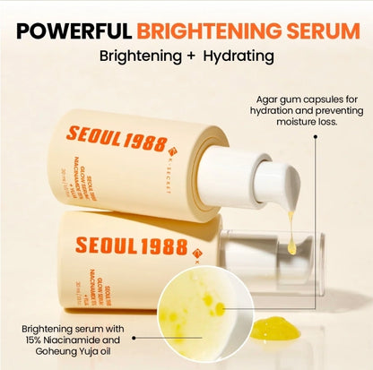 KSECRET SEOUL 1988 Glow Serum : Niacinamide 15% + Yuja 30ml original