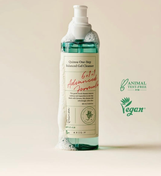 Axis y Quinoa One Step Balanced Gel Cleanser 180ml