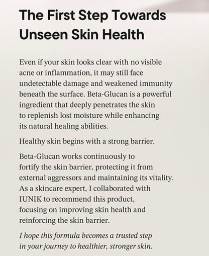 iUNIK Beta-Glucan 3X Barrier Cream