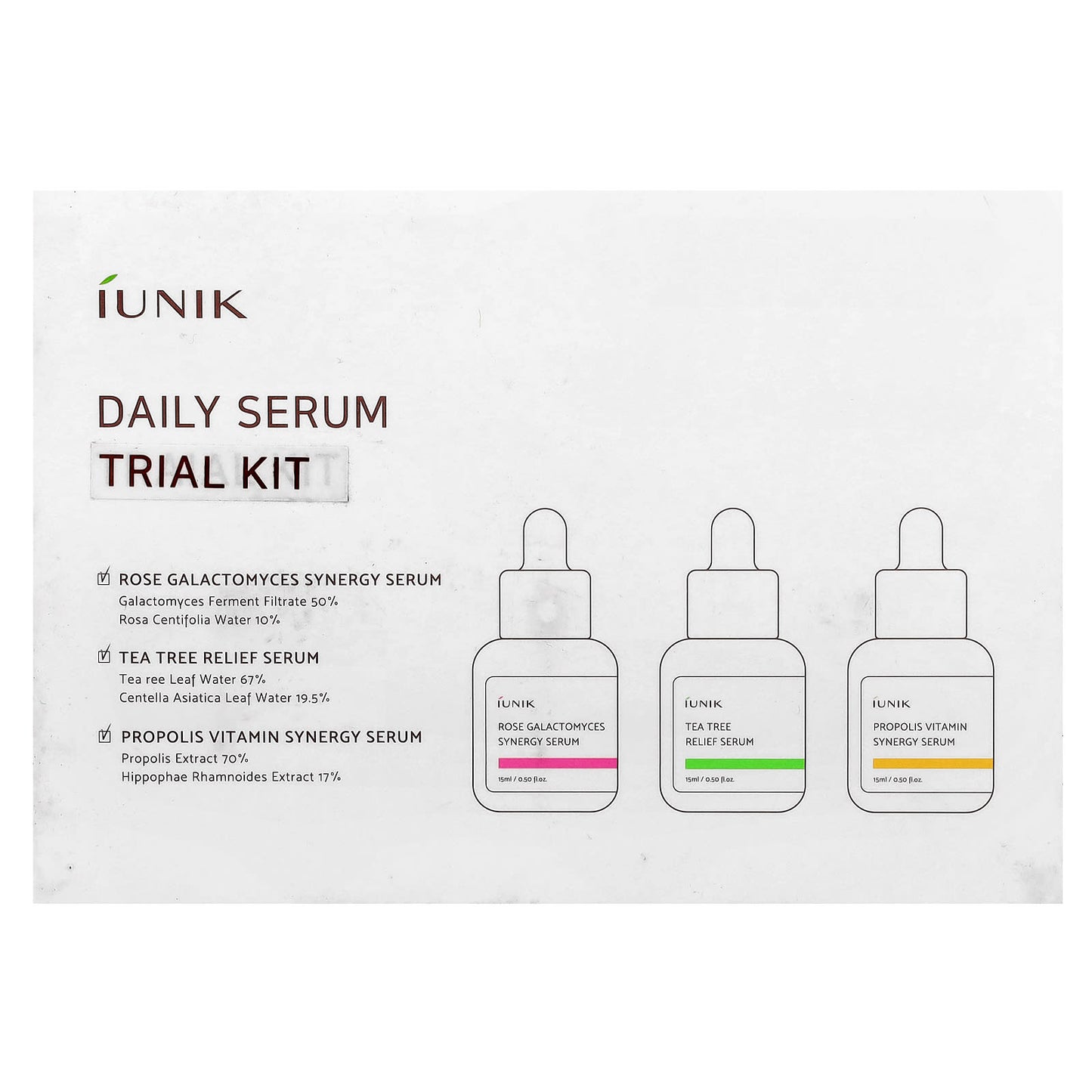 iUNIK Daily Serum Trial Kit
