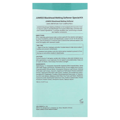 JUMISO Blackhead Melting Softener (includes 40 cotton pads)