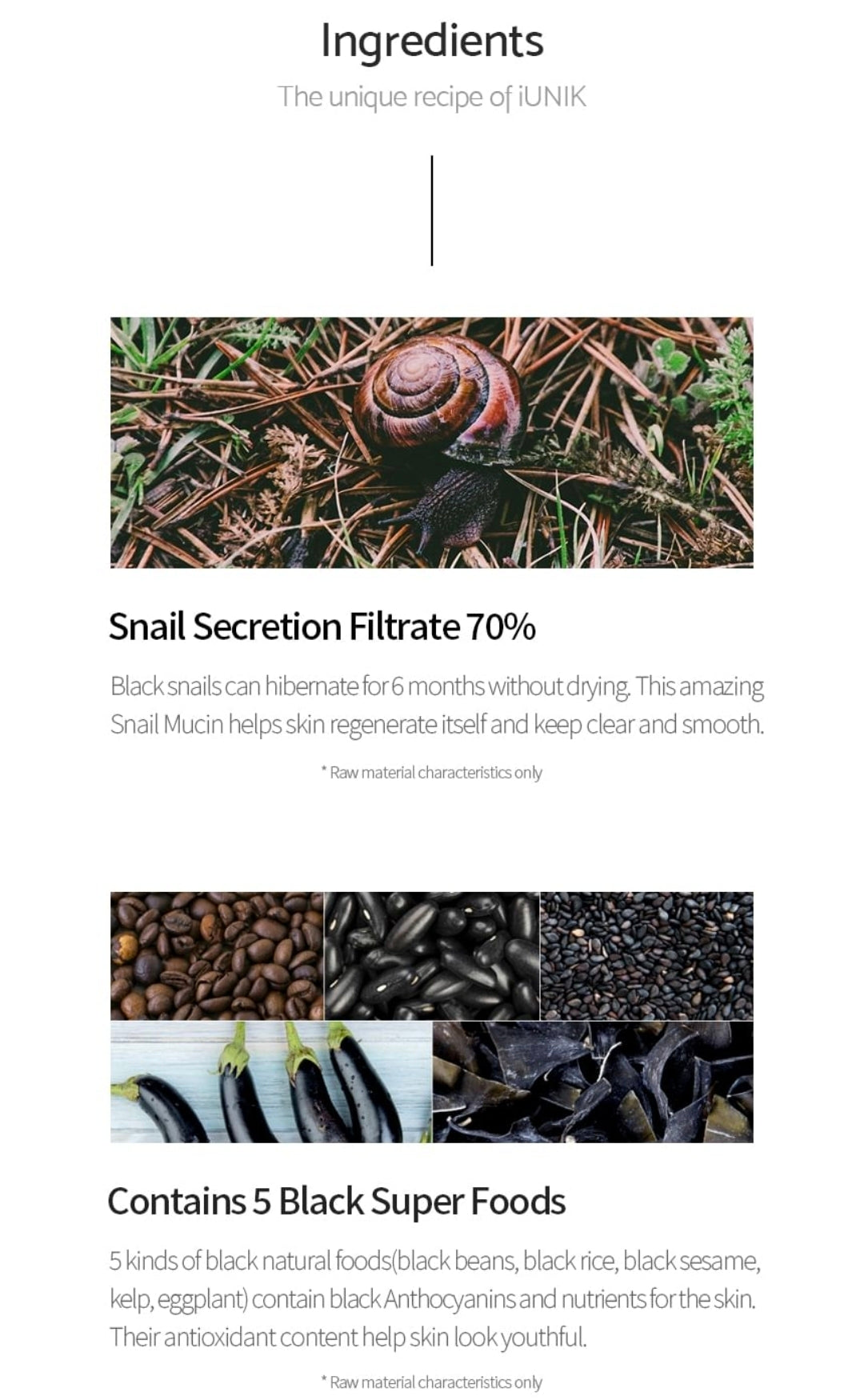 iUNIK Black Snail Restore Serum 50ml