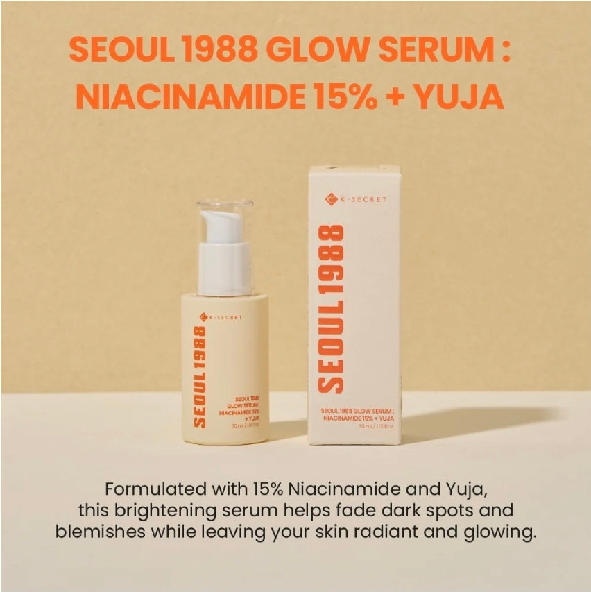 KSECRET SEOUL 1988 Glow Serum : Niacinamide 15% + Yuja 30ml original
