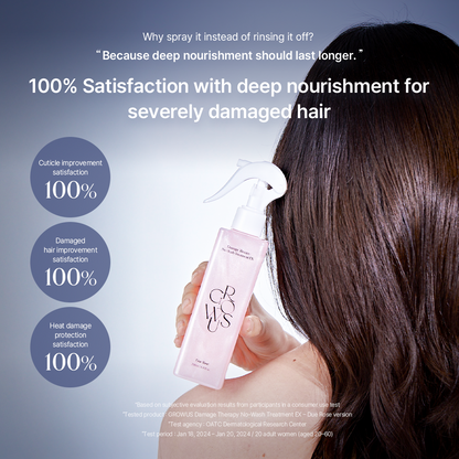 GROWUS Damage Therapy No-Wash Treatment EX - 2 types