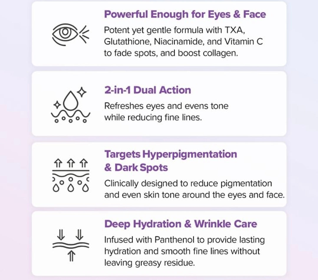 Mary & May, Tranexamic Acid + Glutathione Eye Cream