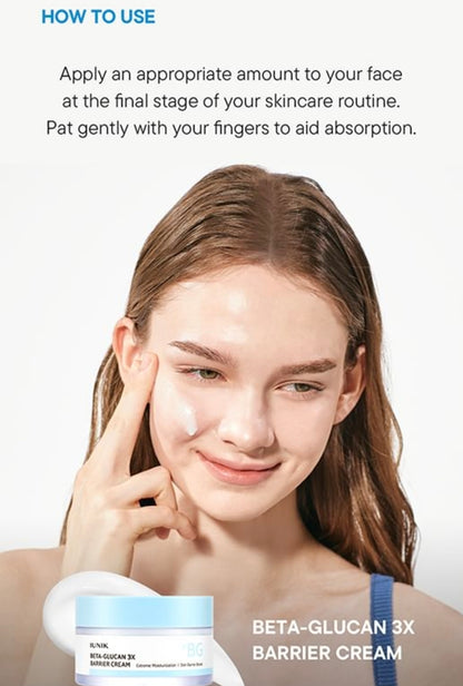 iUNIK Beta-Glucan 3X Barrier Cream