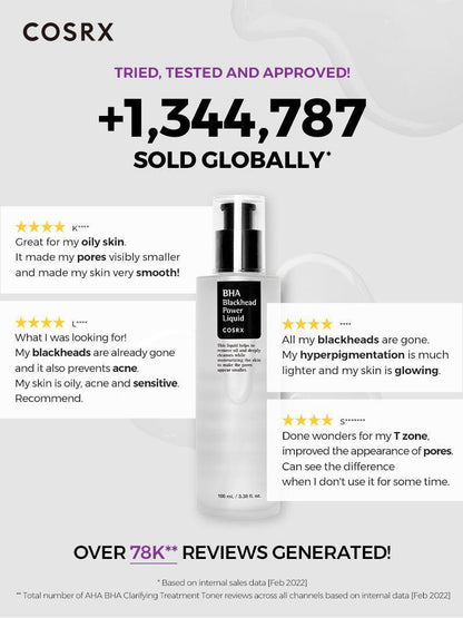 Cosrx BHA Blackhead Power Liquid 3.38 fl oz (100ml)