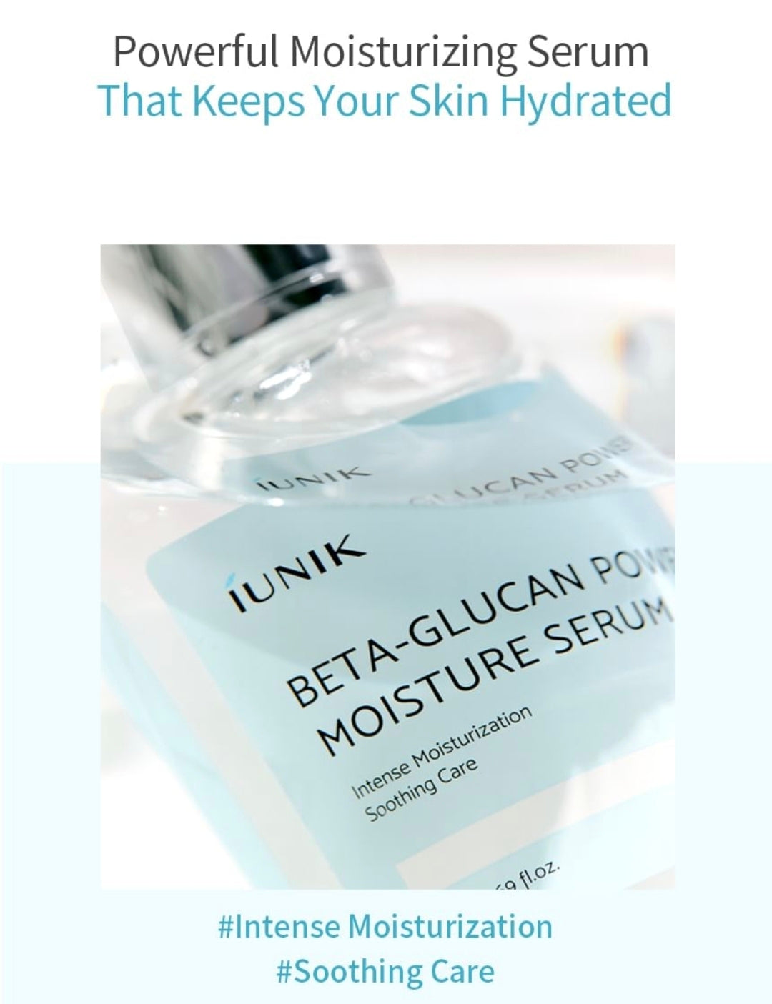 iUNIK, Beta-Glucan Power Moisture Serum