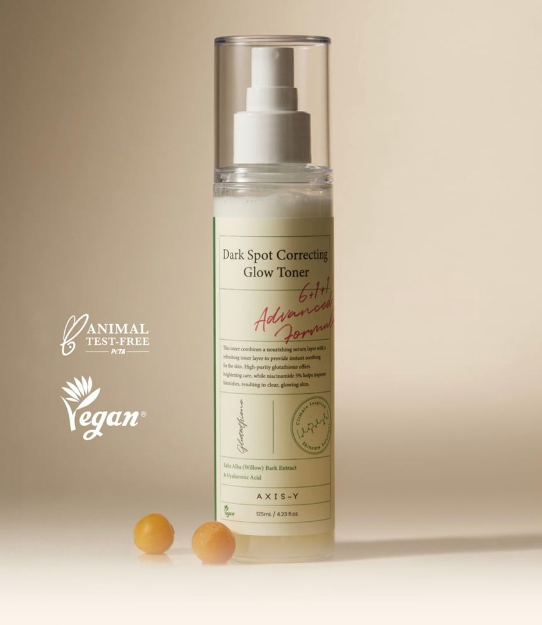 Axis y dark spot correcting glow toner 4.23 fl oz (125ml)