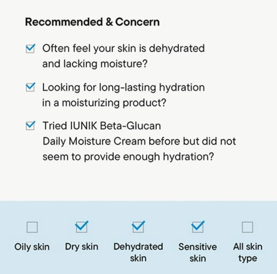 iUNIK Beta-Glucan 3X Barrier Cream