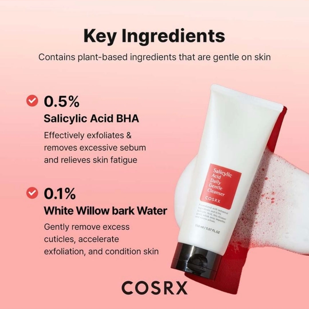 COSRX Salicylic Acid Daily Gentle Cleanser 5.07 fl.oz 150ml