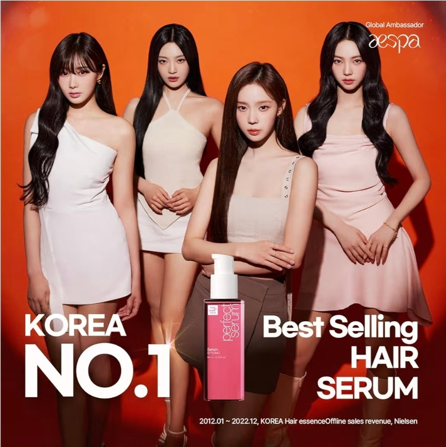Mise En Scene Perfect Rose Perfume Serum - Refreshing Oil for Dry Hair | Heat Protectant